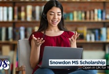 Snowdon Master’s Scholarship 2026 Opens in UK to Support Future Leaders
