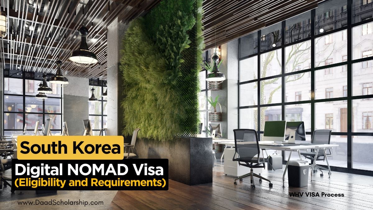 South Korea Digital Nomad (F-1-D) Visa 2025 Application Process and Requirements