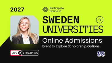 Participate in Sweden’s Online University Fair to Discover Scholarships, Admissions, and Student Life