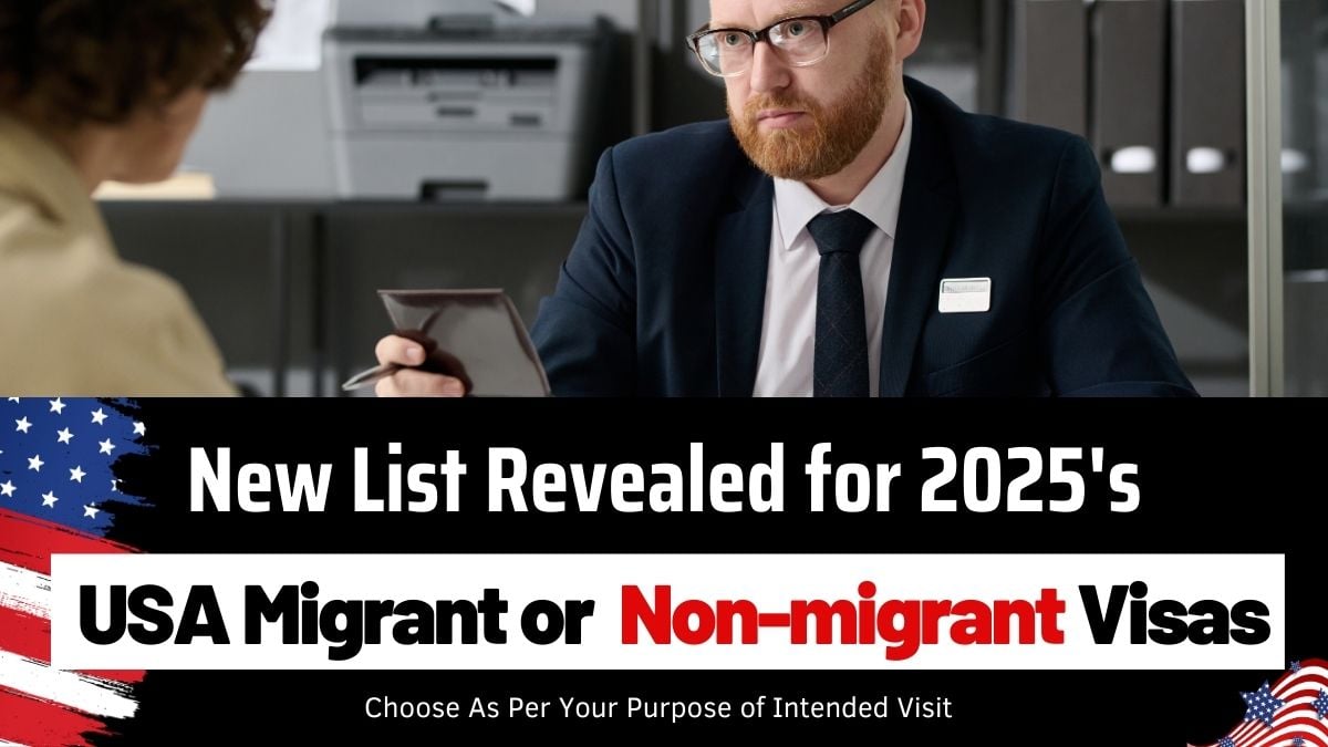 US Immigrant VS. Non-Immigrant Visa Types 2025 A Comprehensive Guide