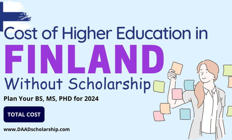 Cost of Higher Education in Finland Without a Scholarship in 2024