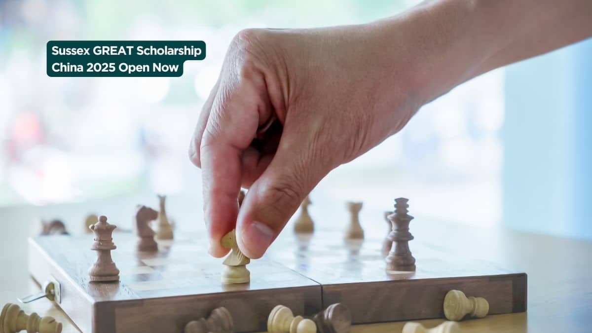 Sussex GREAT Scholarship China 2025 Open Now