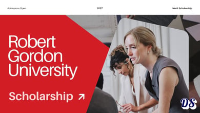 Robert Gordon university Merit Scholarship 2027 Application Process Open