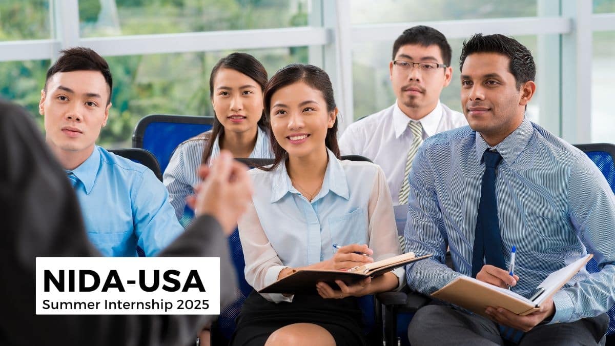 NIDA-USA Summer Research Internship 2025 Offering $4800 Stipend