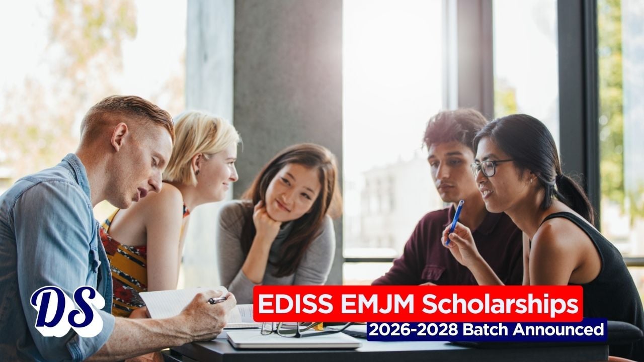 EDISS Erasmus (EMJM) Scholarship 2026-2028 Batch has Officially Opened
