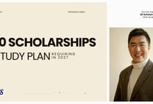 10 Scholarships Requiring a Study Plan for 2027 Admissions Worldwide