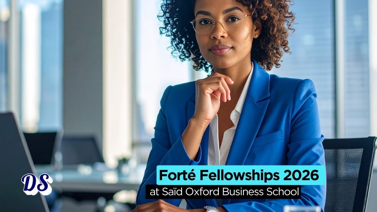 Forté Fellowships 2026 at Saïd Oxford Business School