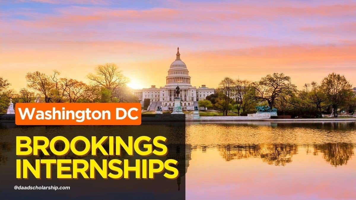Brookings Internships 2024 in Washington DC USA