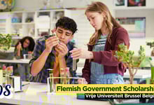 Flemish Government Scholarships 2026 at Vrije Universiteit Brussel Belgium