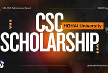 Hohai University CSC Scholarships 2027–2028 Application Process