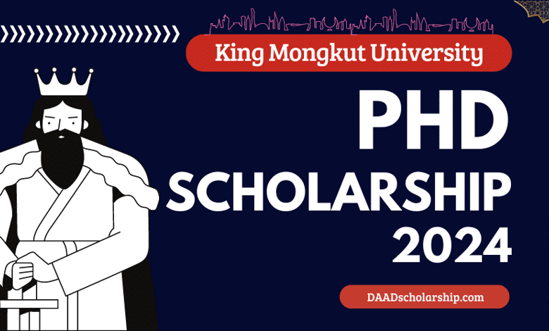 King Mongkut’s University of Technology Thonburi's PhD Scholarship 2024