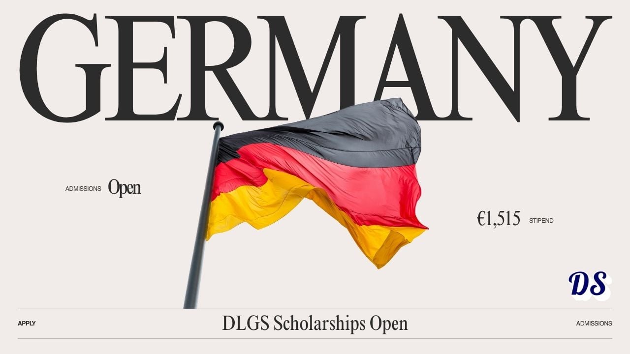 Germany DLGS PhD Scholarships 2027 Offering €1,515 Stipend Monthly - Are You Interested
