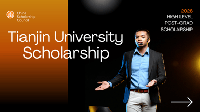 Tianjin University Chinese Government Scholarship 2026 - High Level Postgraduate Program (Type B)