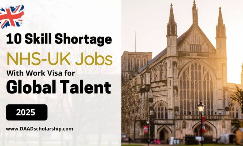 10 Skill Shortage NHS Jobs With UK Skilled Work Visa in 2025 (NHS Calls for Global Talent)