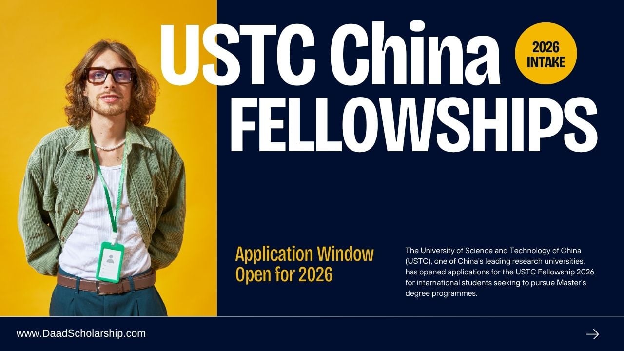 USTC Fellowship 2026 for Master's Degree Programmes