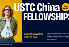 USTC Fellowship 2026 for Master's Degree Programmes
