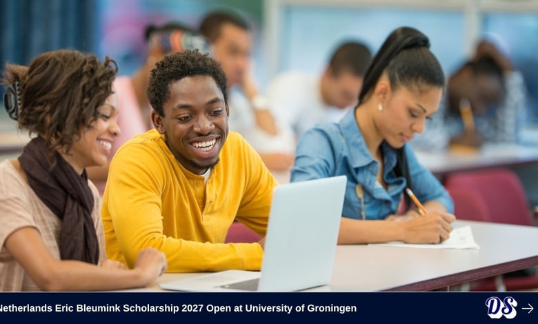 Netherlands Eric Bleumink Scholarship 2027 Open at University of Groningen