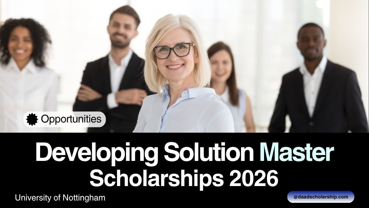 Developing Solutions Masters Scholarship 2026 for International Students