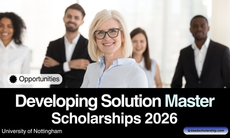 Developing Solutions Masters Scholarship 2026 for International Students