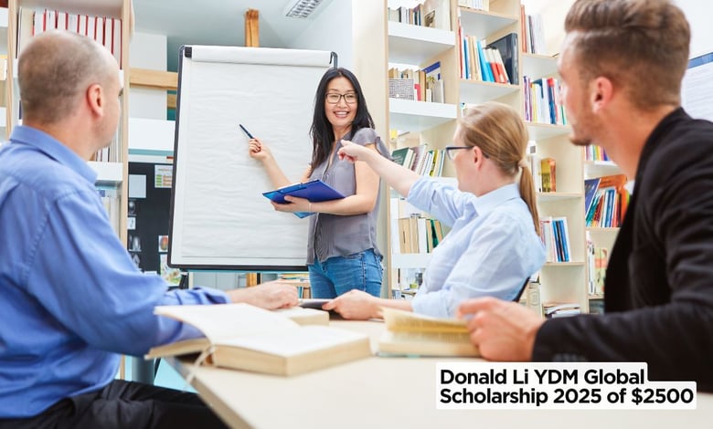 Donald Li YDM Global Scholarship 2025 of $2500