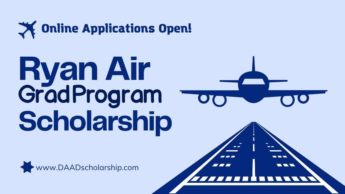 Ryan Air Commercial Graduate Program Scholarship 2025