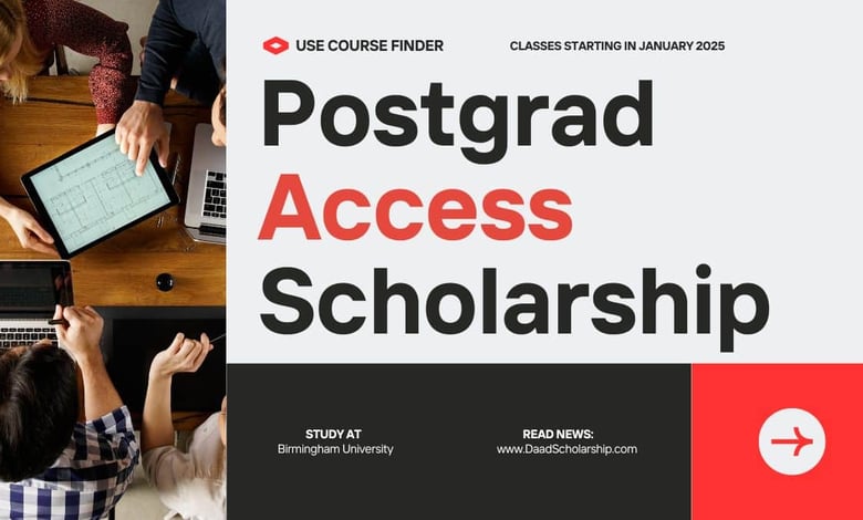 Postgraduate Access Scholarship 2024 (Round 2) of £4,000Student