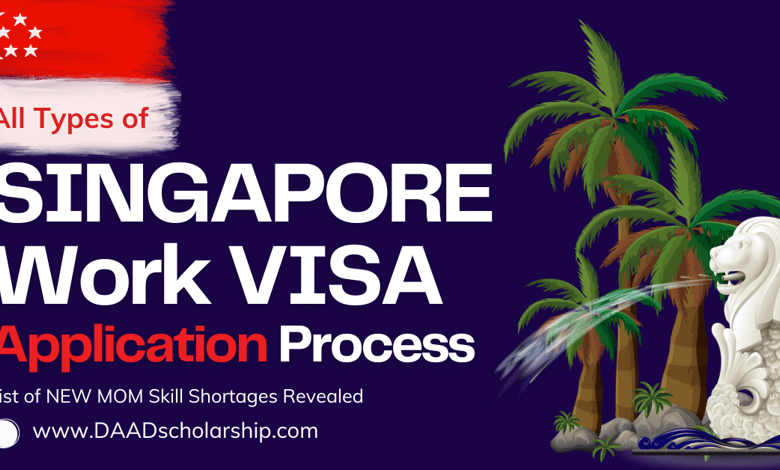 Singapore Work VISA 2024 With List of Skill Shortage Jobs