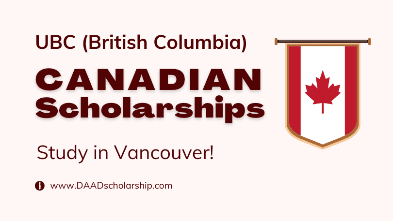 $20,000 University of British Columbia Scholarships 2024 in Canada
