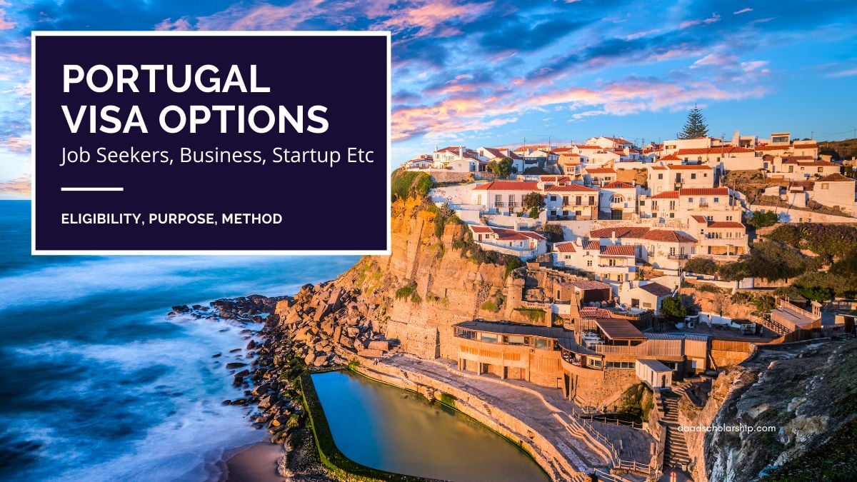 Portugal Visa Options 2024 for Job Seeking, Business, Start-up Etc