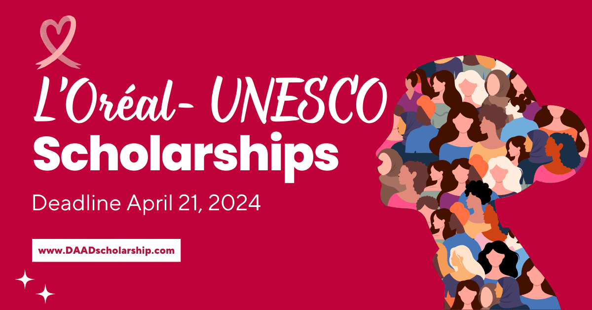 L’Oréal-UNESCO Scholarships 2024 for Women in Science