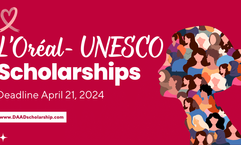 L’Oréal-UNESCO Scholarships 2024 for Women in Science