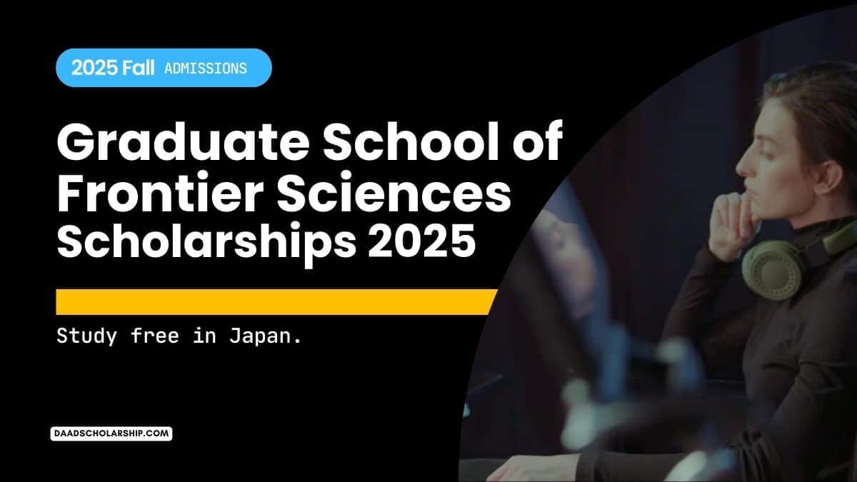 Graduate School of Frontier Sciences Scholarships 2025