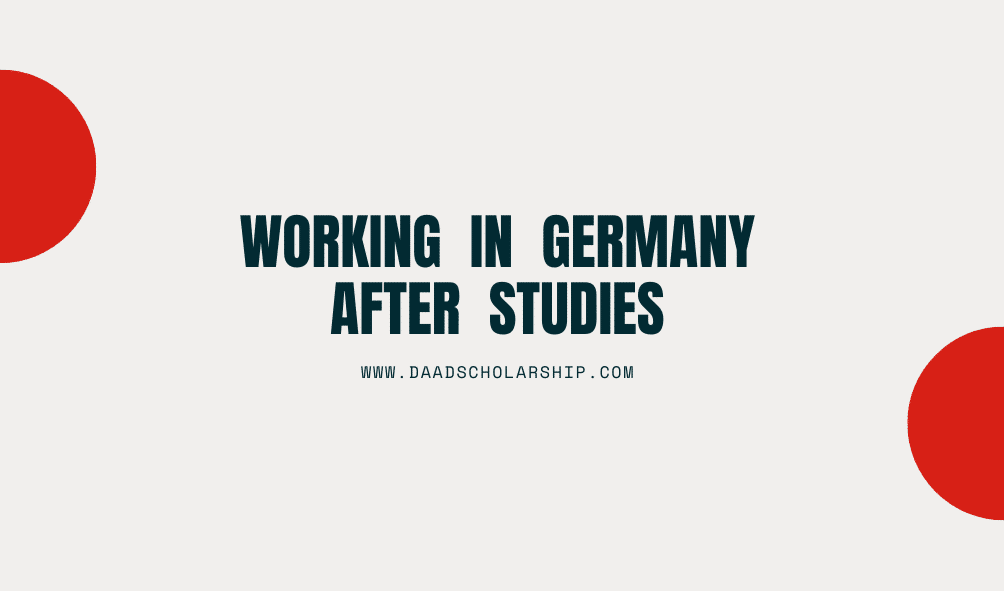 Can you Work in Germany after completion of your Studies there