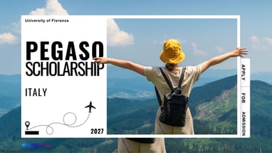 PEGASO PhD Scholarships 2026 With €16,243 at University of Florence Open