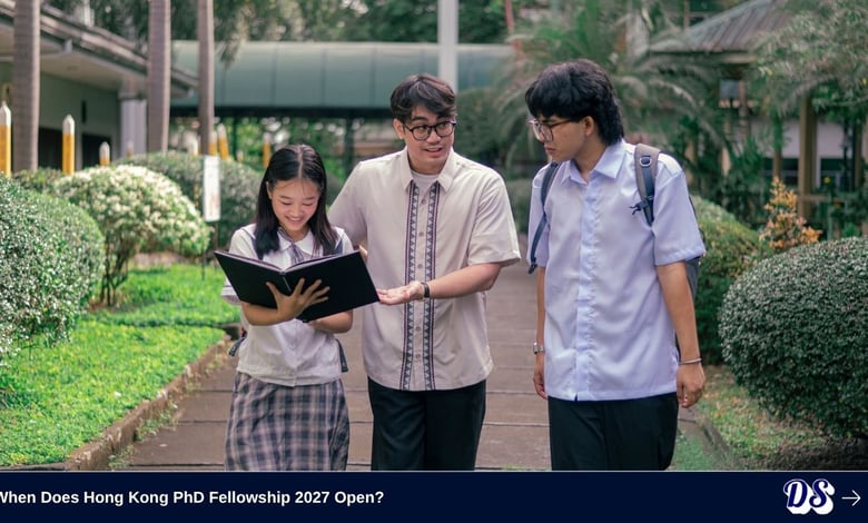 When Does Hong Kong PhD Fellowship 2027 Open