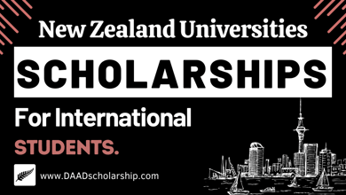 New Zealand Universities Scholarships 2026 for BS, MS PhD Admissions