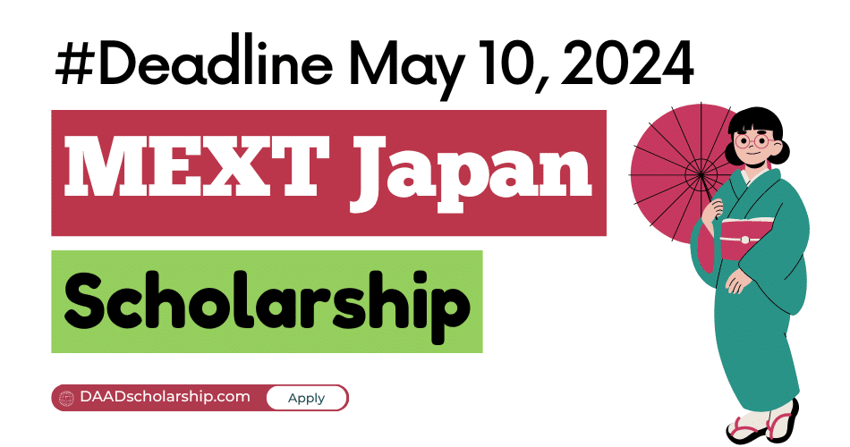 MEXT Research Scholarships 2025 in Japan - Deadline May 10, 2024