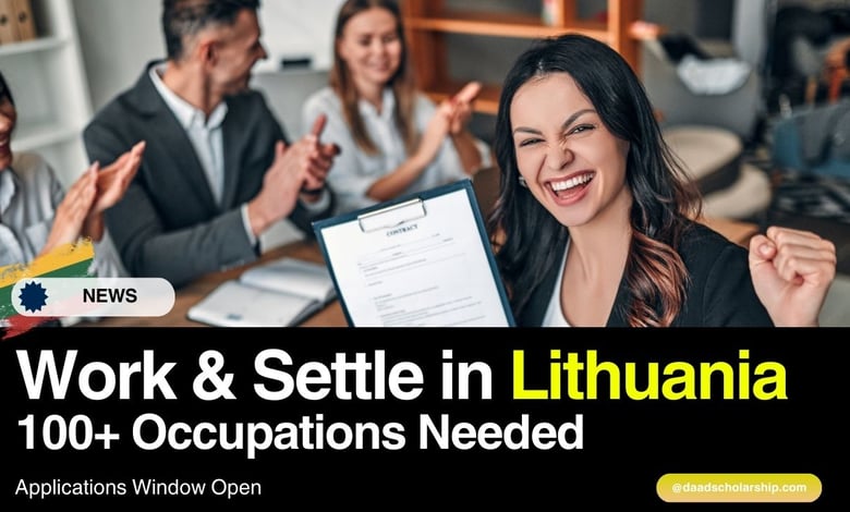 Lithuania Work Visa Receiving Applications for 100 New Occupations in 2026 Under New Policies