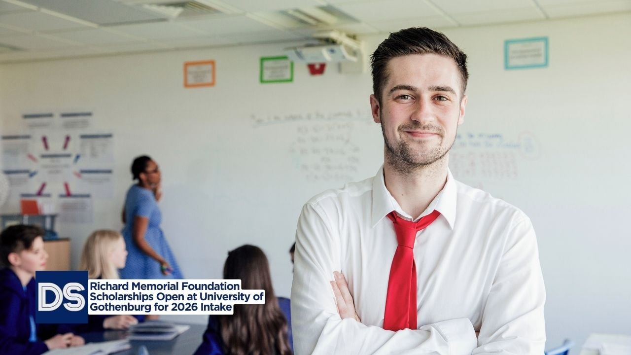 Richard Memorial Foundation Scholarships Open at University of Gothenburg for 2026 Intake