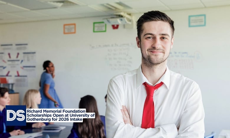 Richard Memorial Foundation Scholarships Open at University of Gothenburg for 2026 Intake