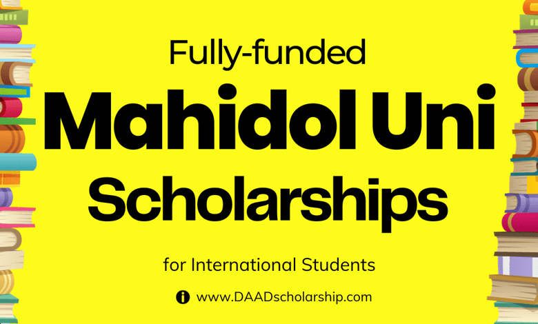 Mahidol University Scholarships 2024 for International Students