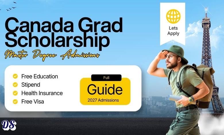 Canada Graduate Master Scholarships Spring 2027 Application Method