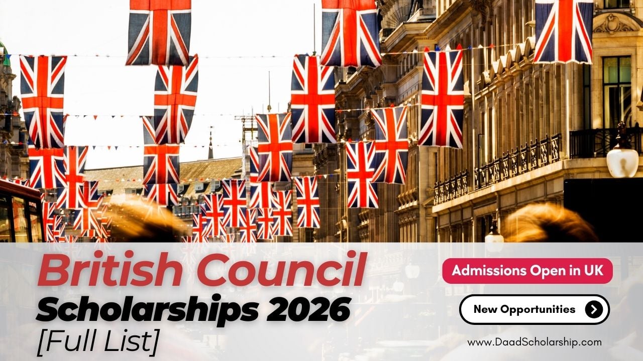 List of British Council Scholarships in 2026 for International Students