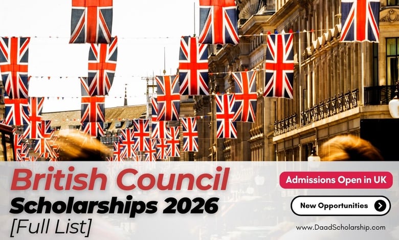 List of British Council Scholarships in 2026 for International Students
