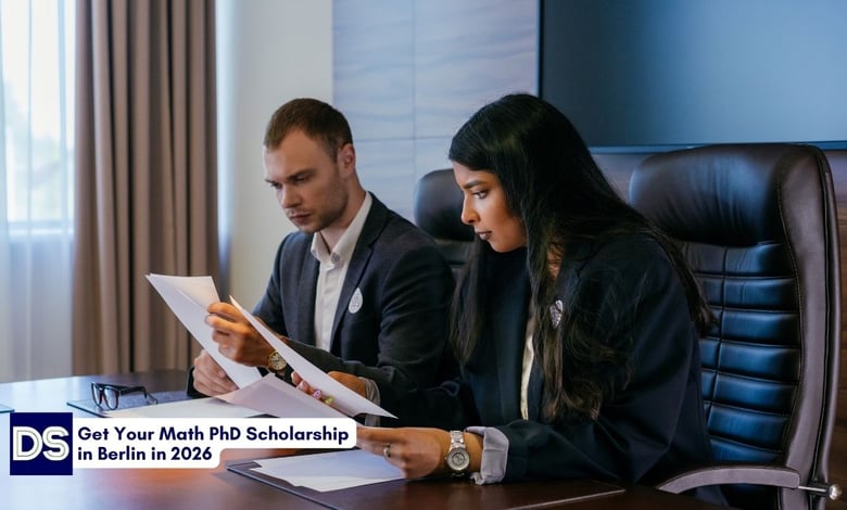 Get Your Math PhD Scholarship in Berlin in 2026