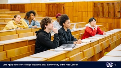 Lets Apply for Story Telling Fellowship 2027 at University of the Arts London