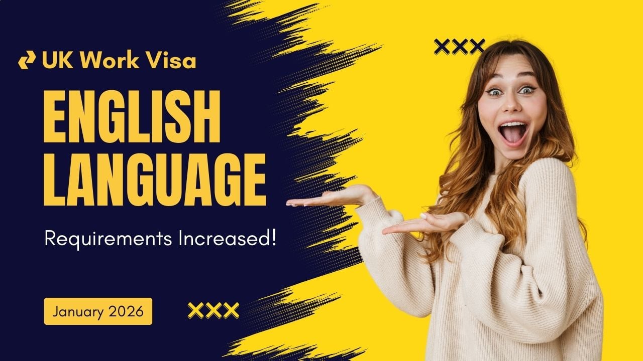 Higher English Language Requirements for UK Work Visas Starting January 8, 2026 Onwards