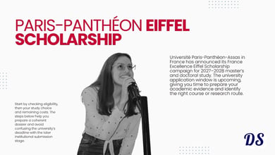 Paris-Panthéon-Assas Eiffel Scholarship 2027–2028 Eligibility, Funding and Application Guide