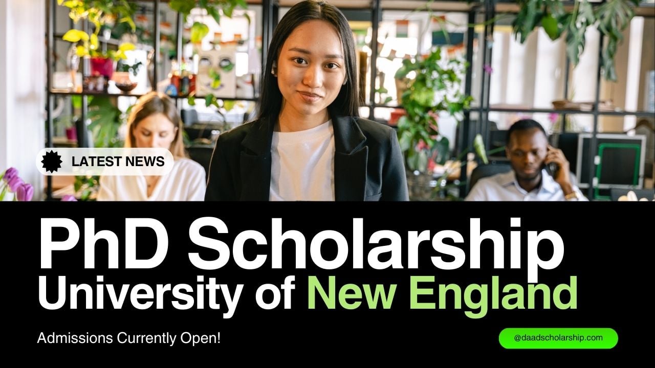 PhD Scholarship Opportunity 2026 at University of New England
