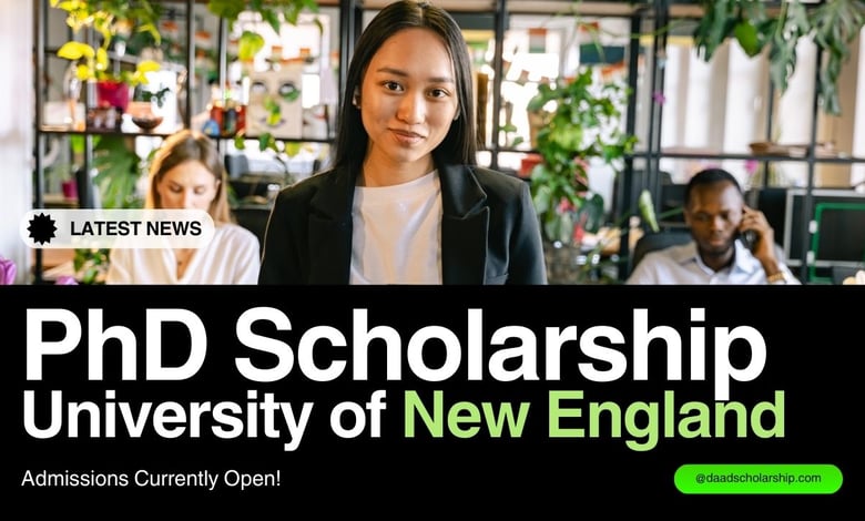 PhD Scholarship Opportunity 2026 at University of New England
